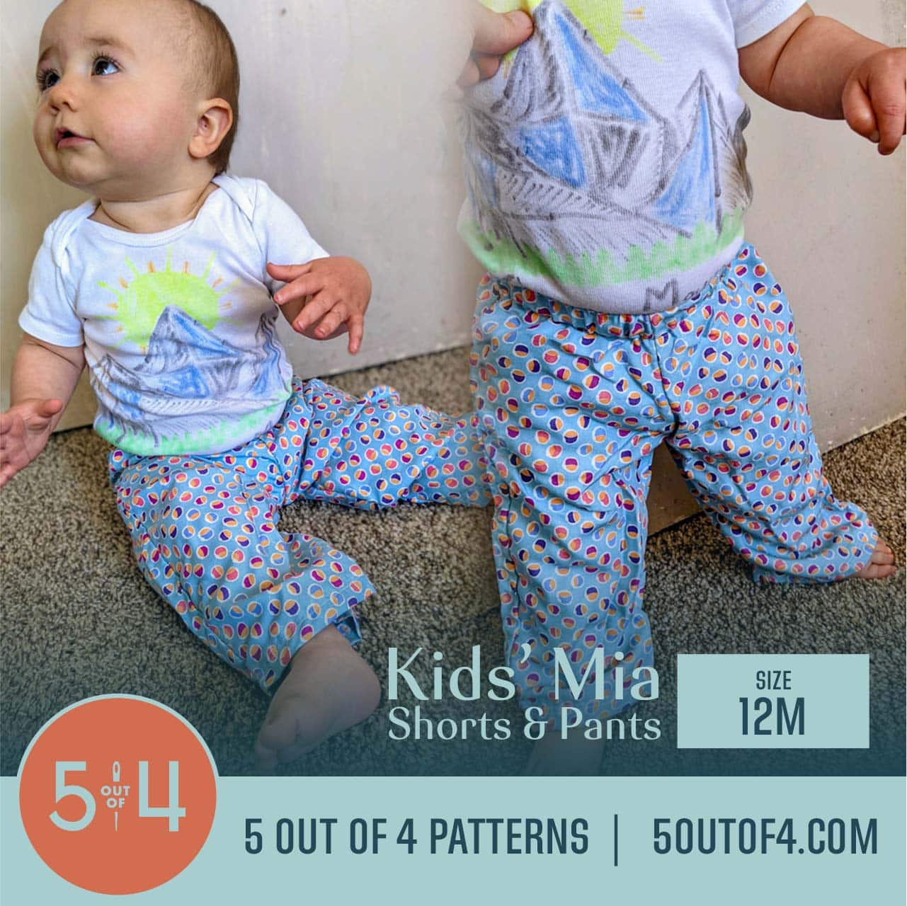 Kids' Mia Shorts and Pants - 5 out of 4 Patterns