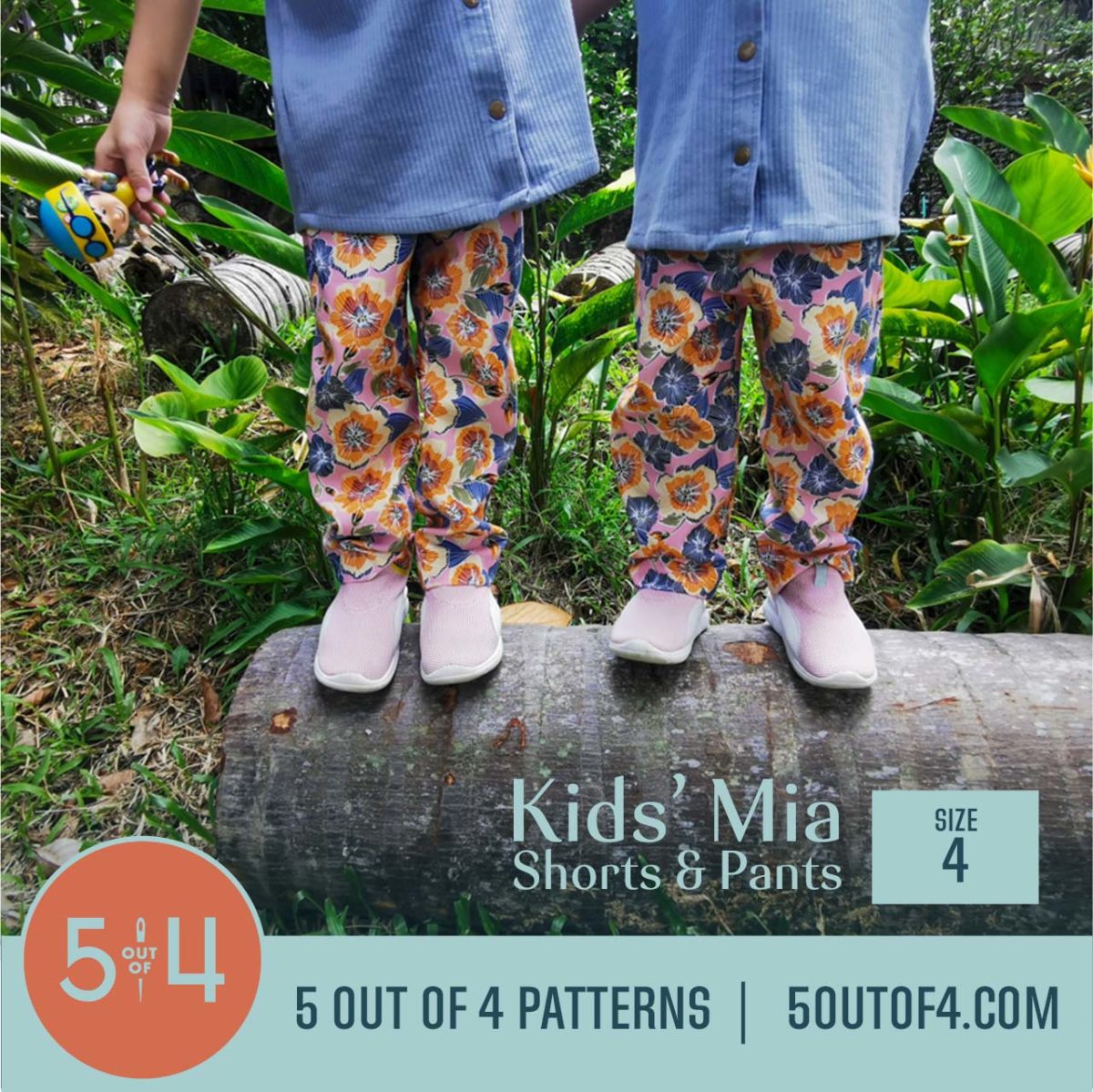 5oo4 Patterns Kids' Mia Pants Size 4