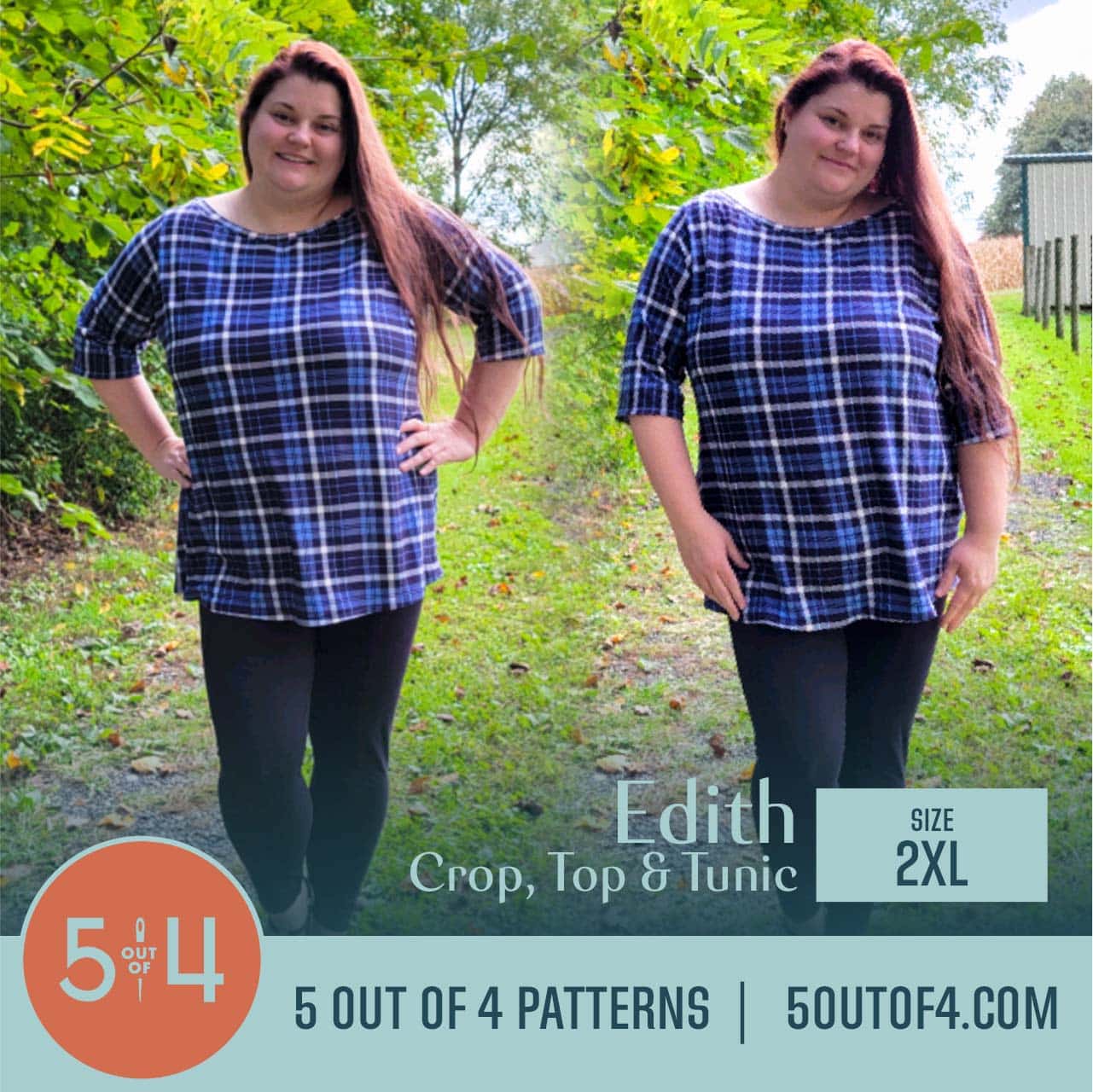 Edith Crop, Top, and Tunic - 5 out of 4 Patterns