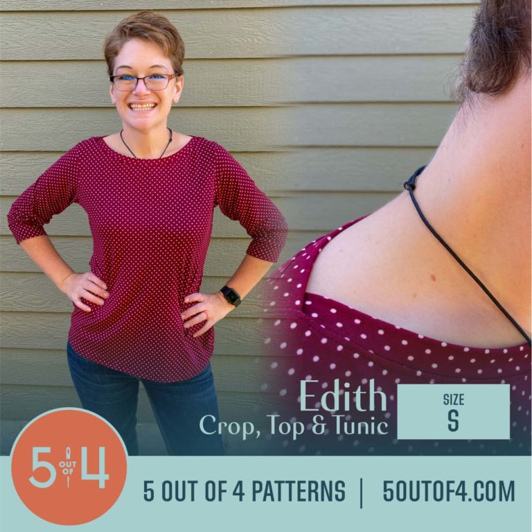 Edith Crop, Top, and Tunic - 5 out of 4 Patterns