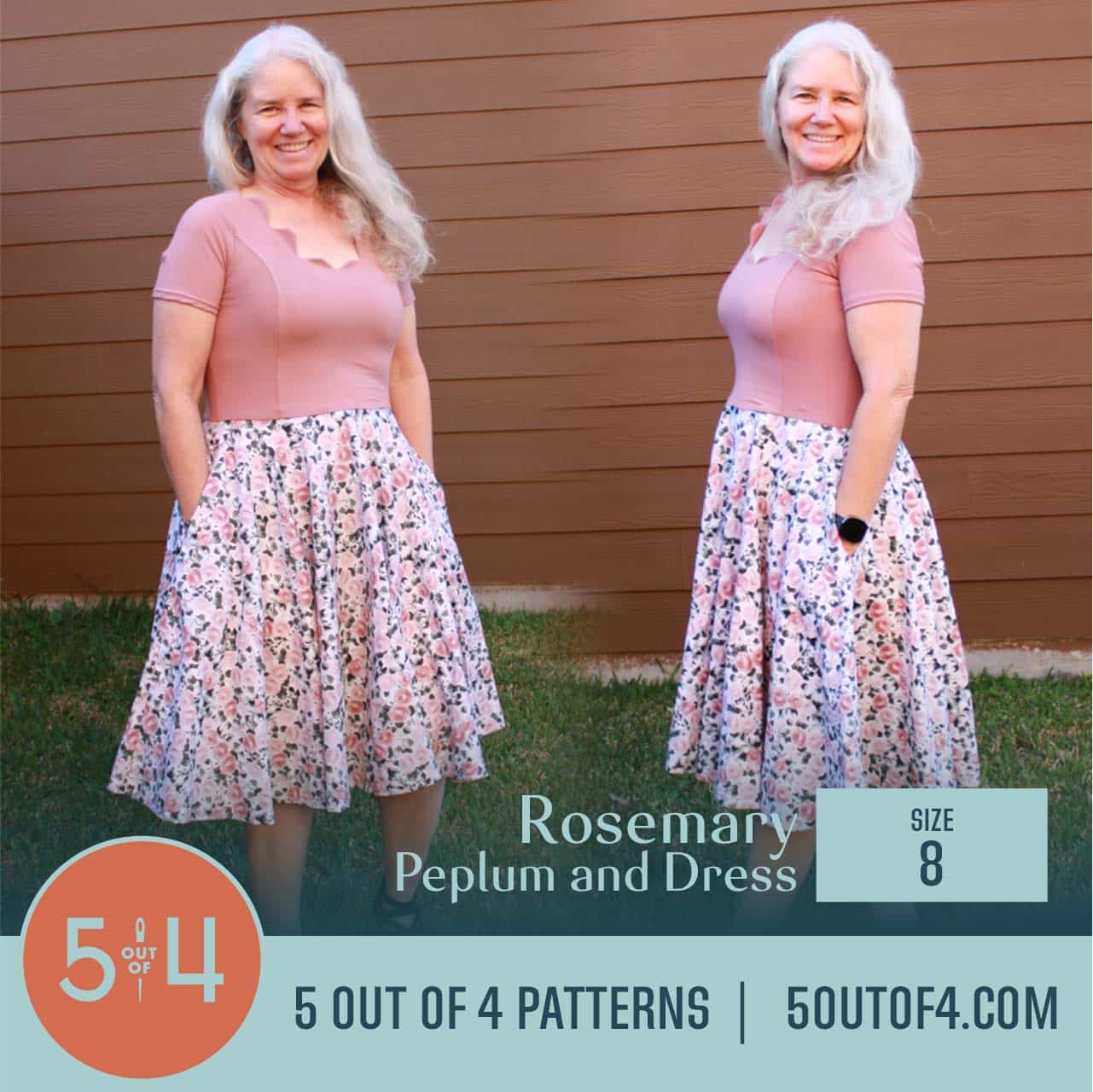Rosemary Peplum and Dress - 5 out of 4 Patterns
