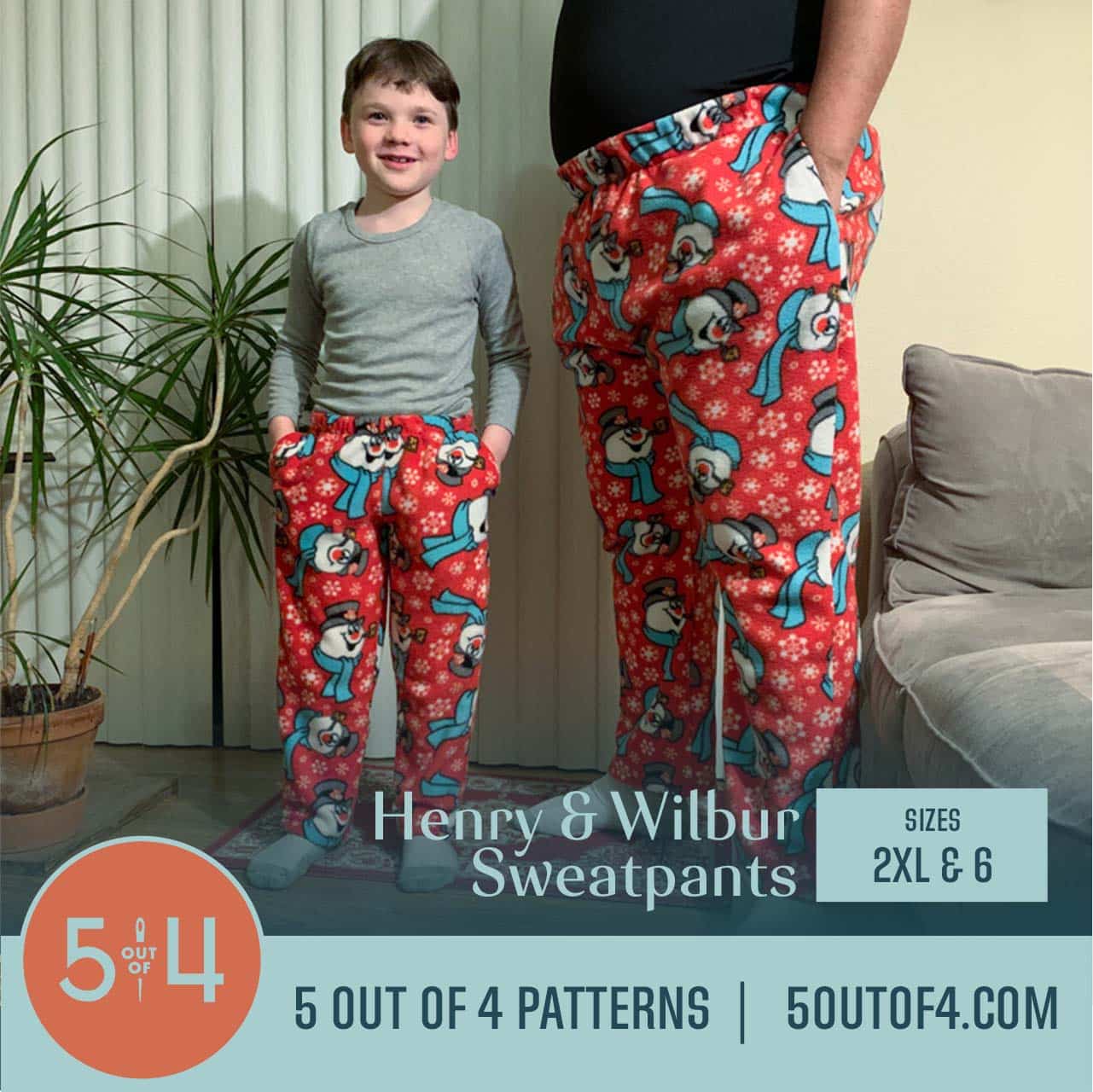 Henry and Wilbur Sweatpants - 5 out of 4 Patterns