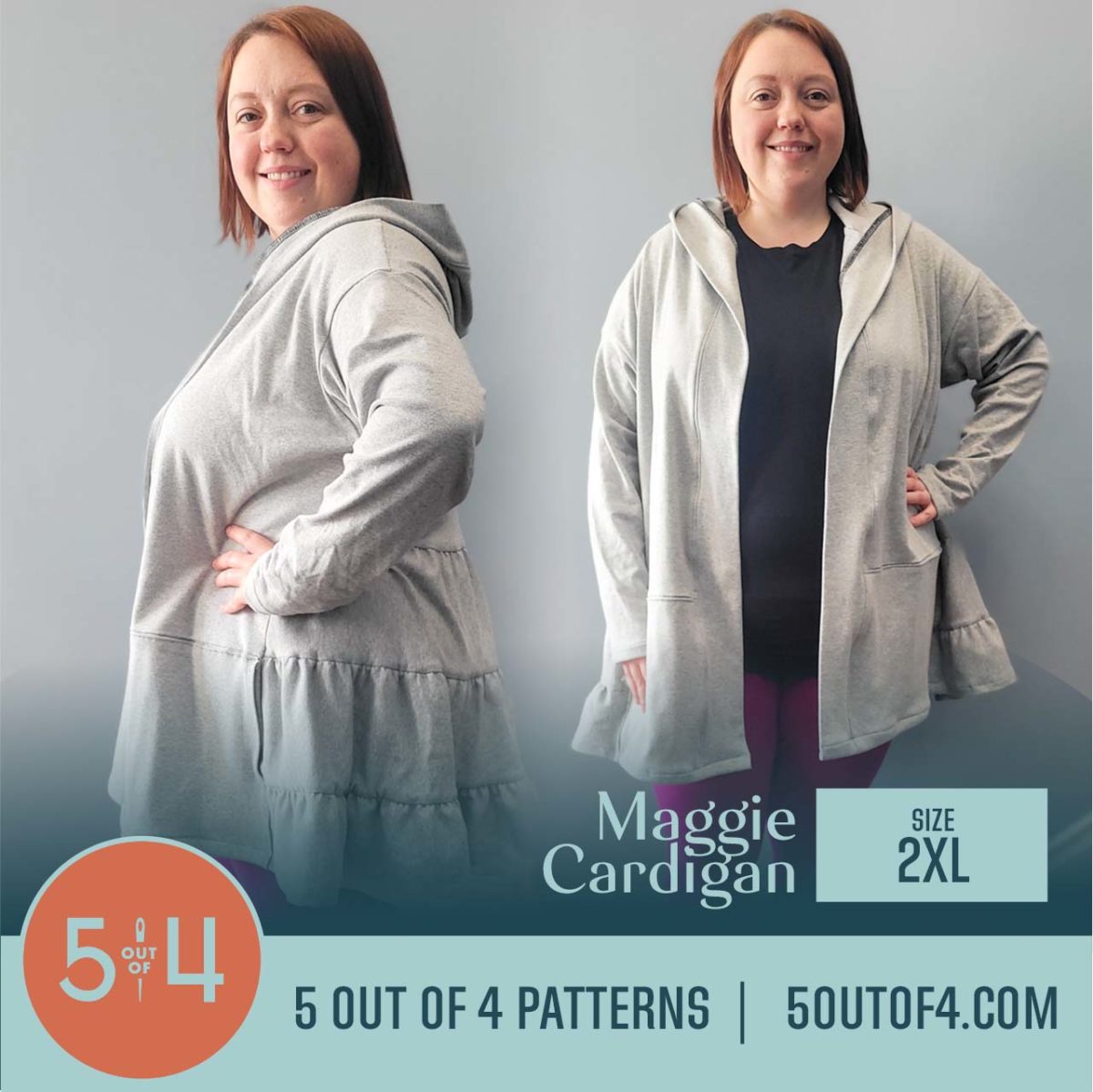 Maggie Cardigan - 5 out of 4 Patterns