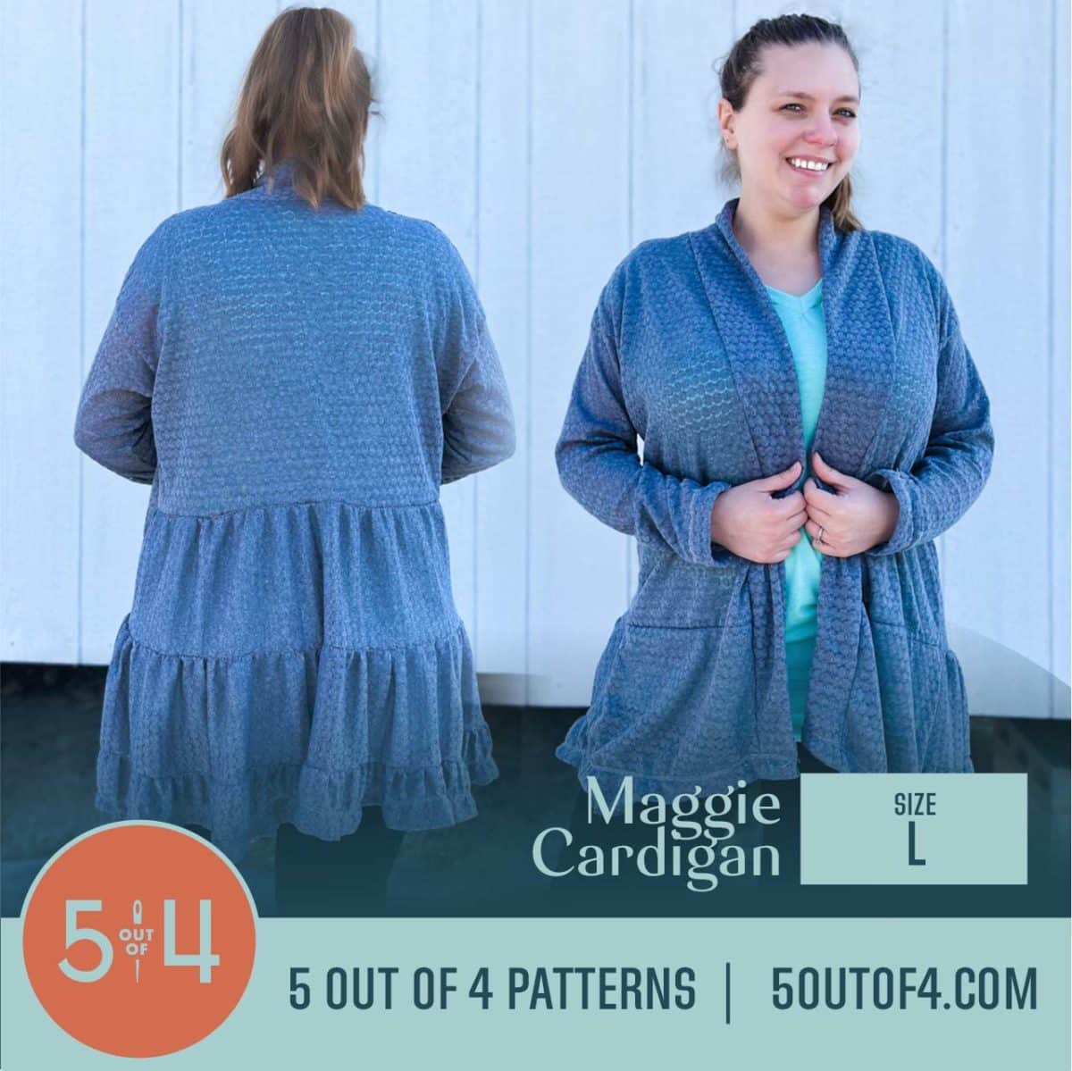 Maggie Cardigan - 5 out of 4 Patterns