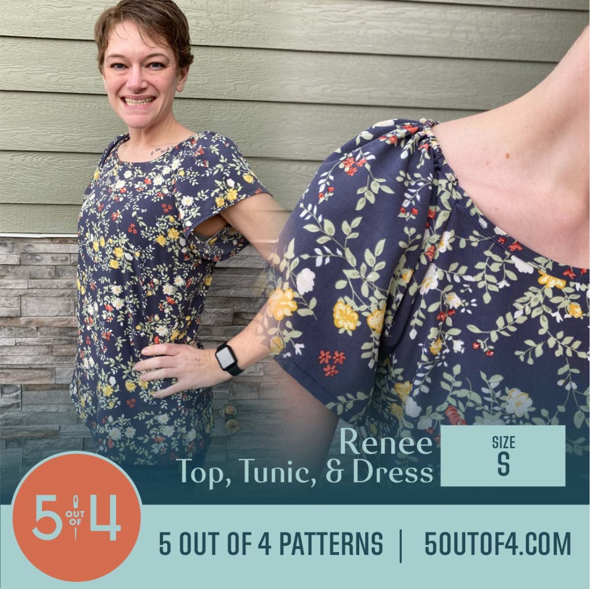 Renee Top, Tunic, and Dress - 5 out of 4 Patterns