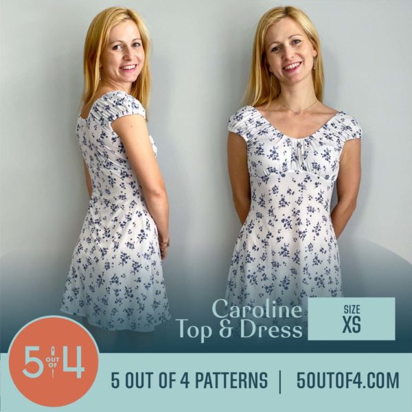Caroline Top and Dress - 5 out of 4 Patterns