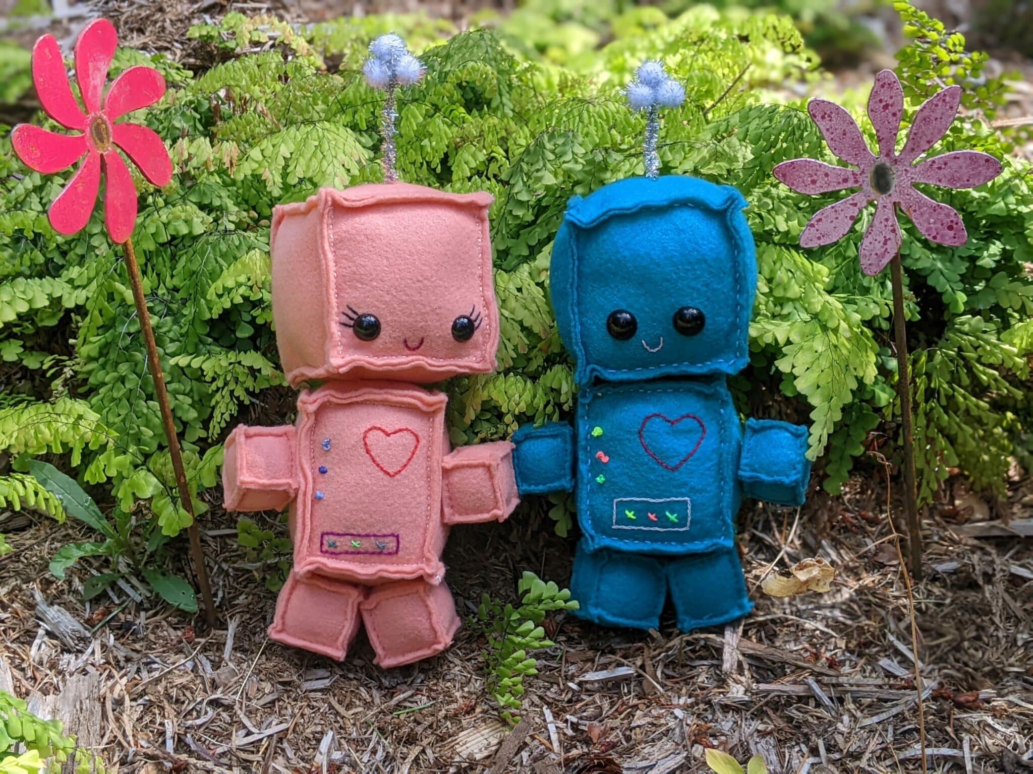 Robot plush deals