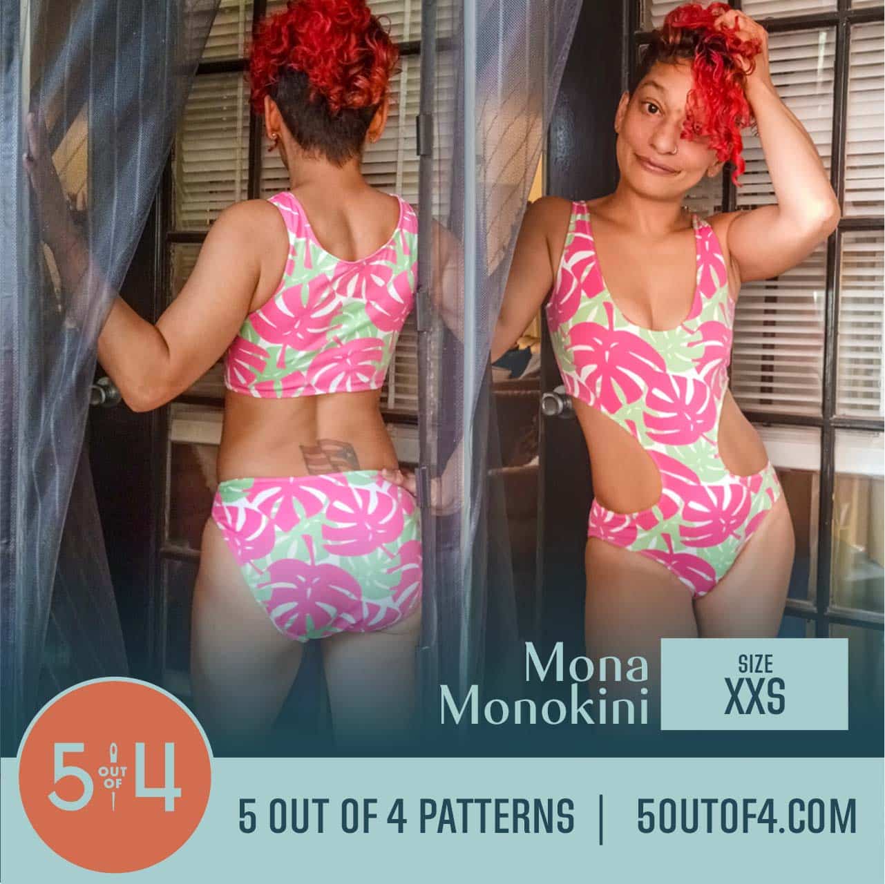 Kids' Mona Monokini Swimsuit - 5 out of 4 Patterns