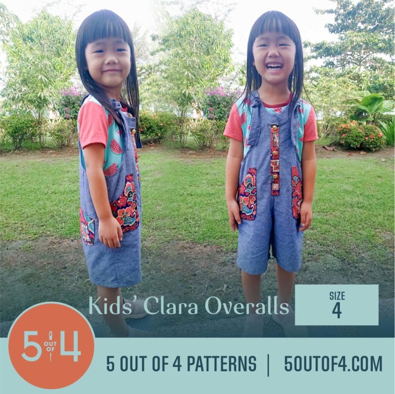 Kids' Clara Overalls - 5 out of 4 Patterns