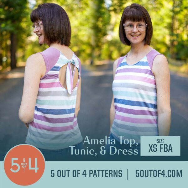 Amelia Top, Tunic, and Dress - 5 out of 4 Patterns