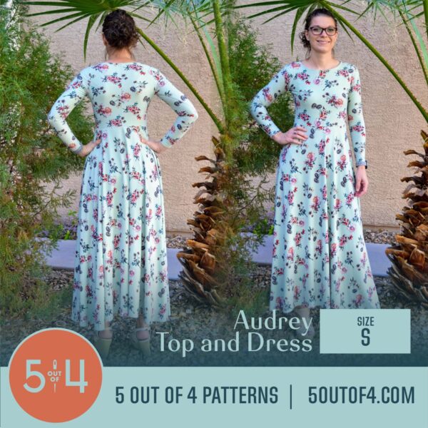Audrey Top and Dress - 5 out of 4 Patterns