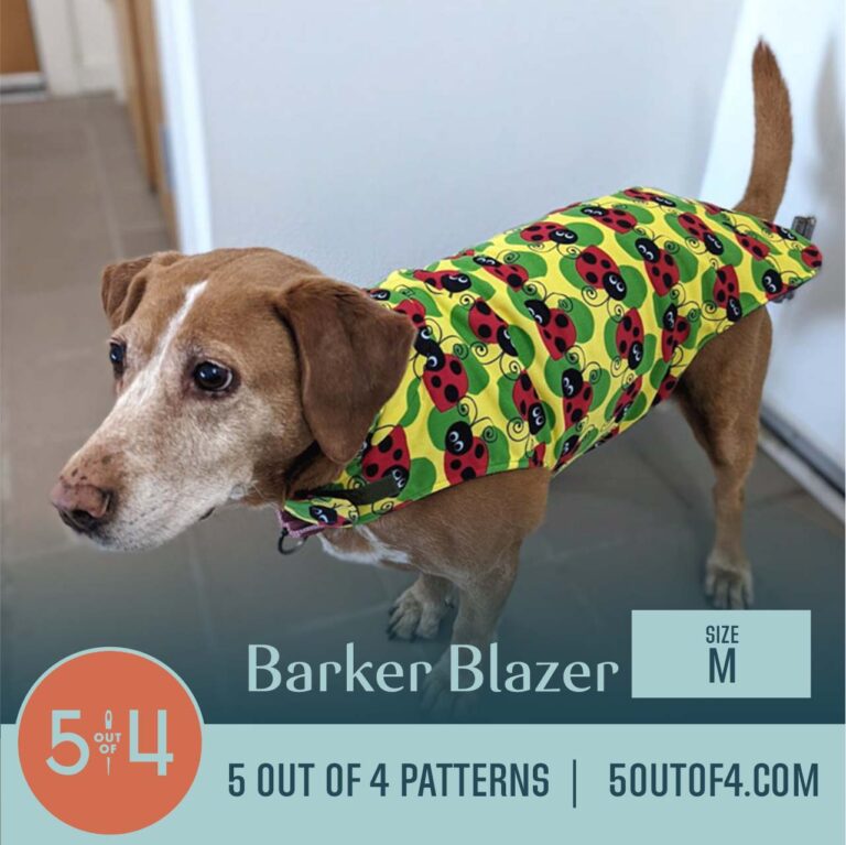 Barker Blazer Pet Coat - 5 out of 4 Patterns