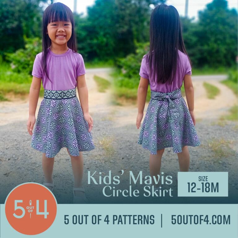 Kids' Mavis Circle Skirt - 5 out of 4 Patterns
