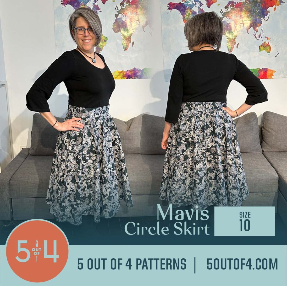 Mavis Circle Skirt - 5 out of 4 Patterns