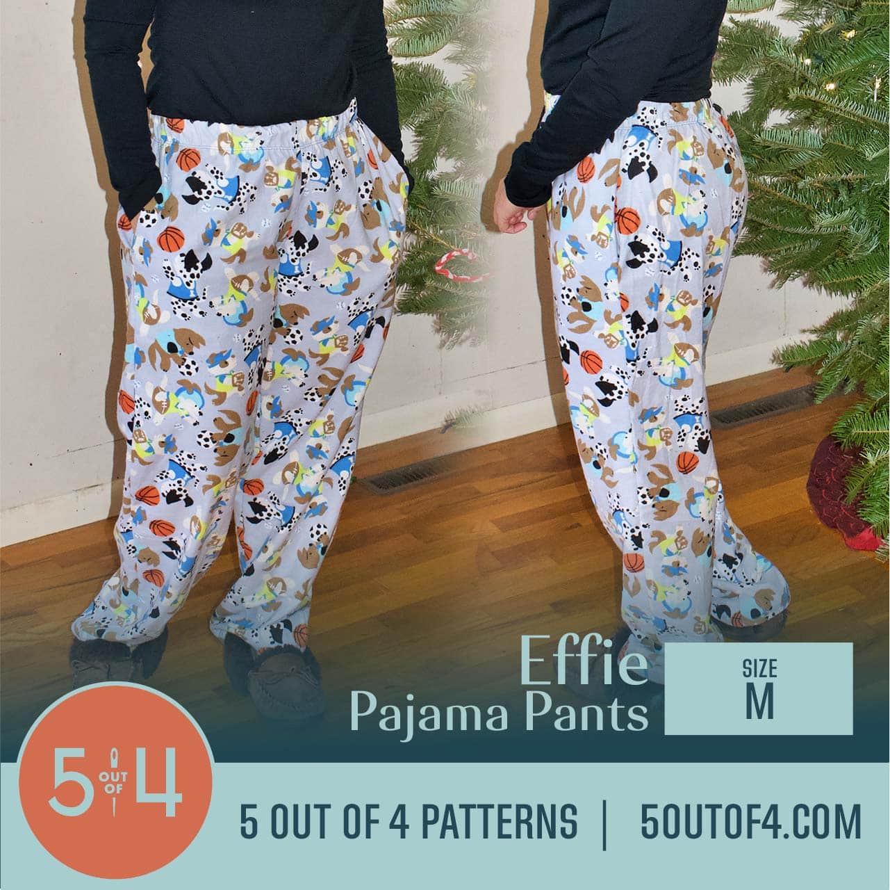 Effie Woven Pajama Pants - 5 out of 4 Patterns