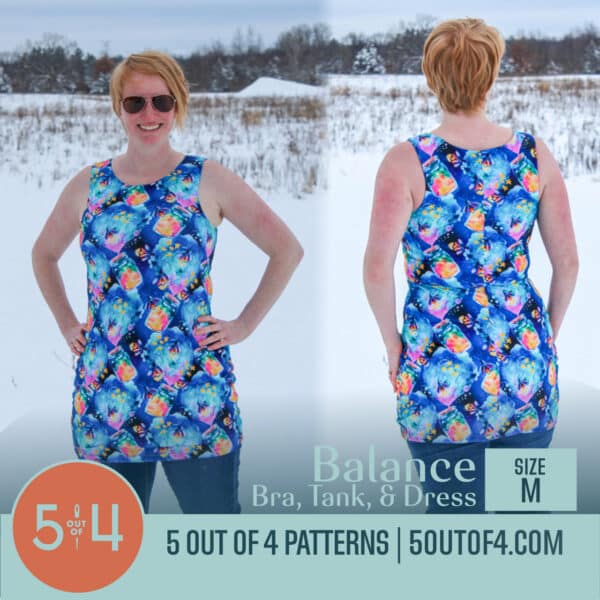 Balance Bra, Tank, and Dress - 5 out of 4 Patterns