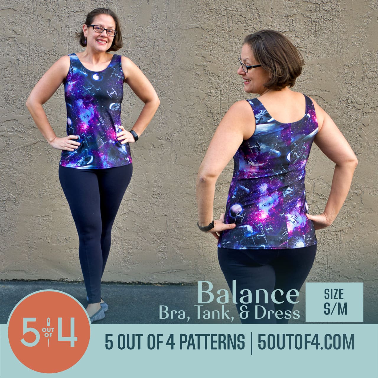 Balance Bra, Tank, and Dress - 5 out of 4 Patterns