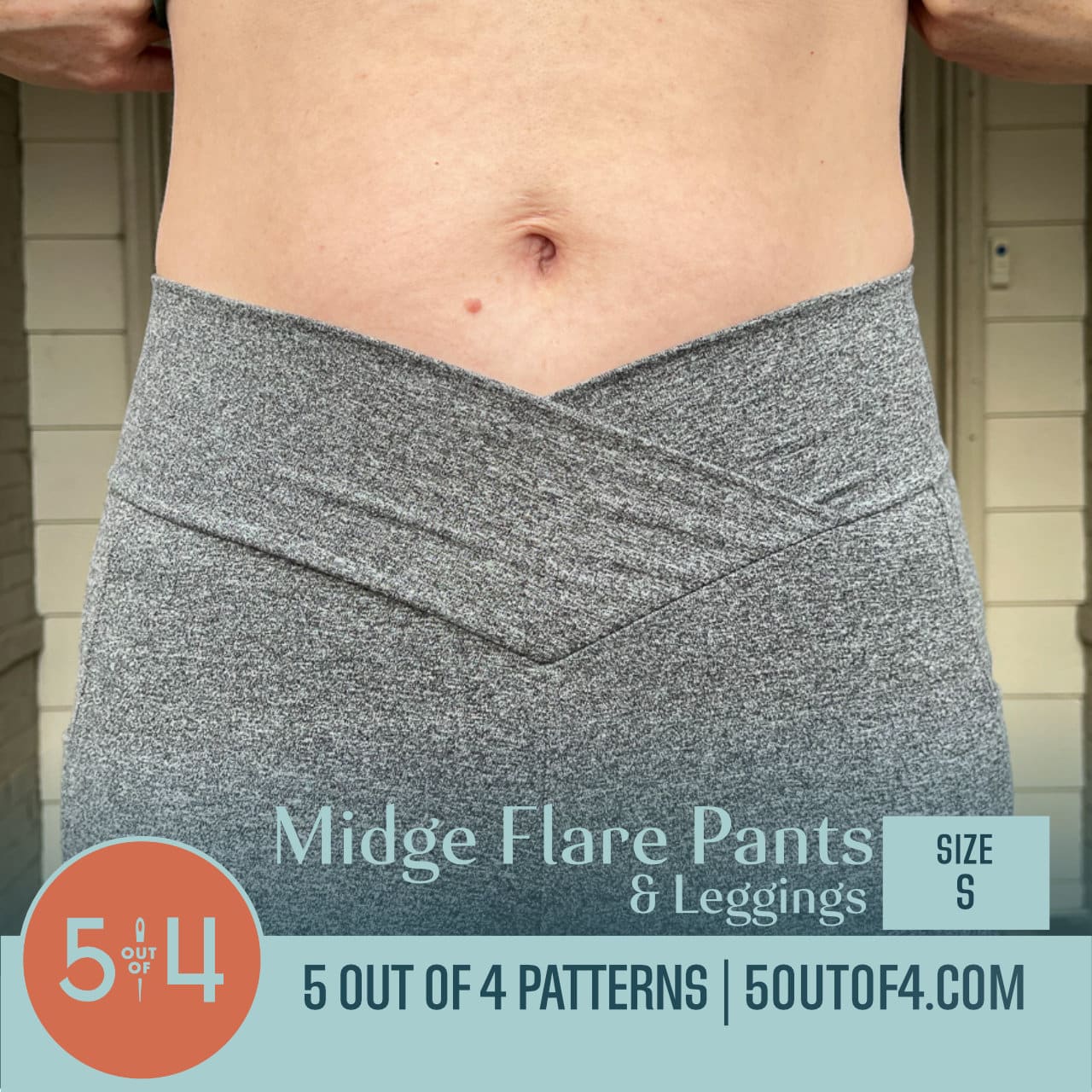 Women's Flared Leggings PDF Sewing Pattern 