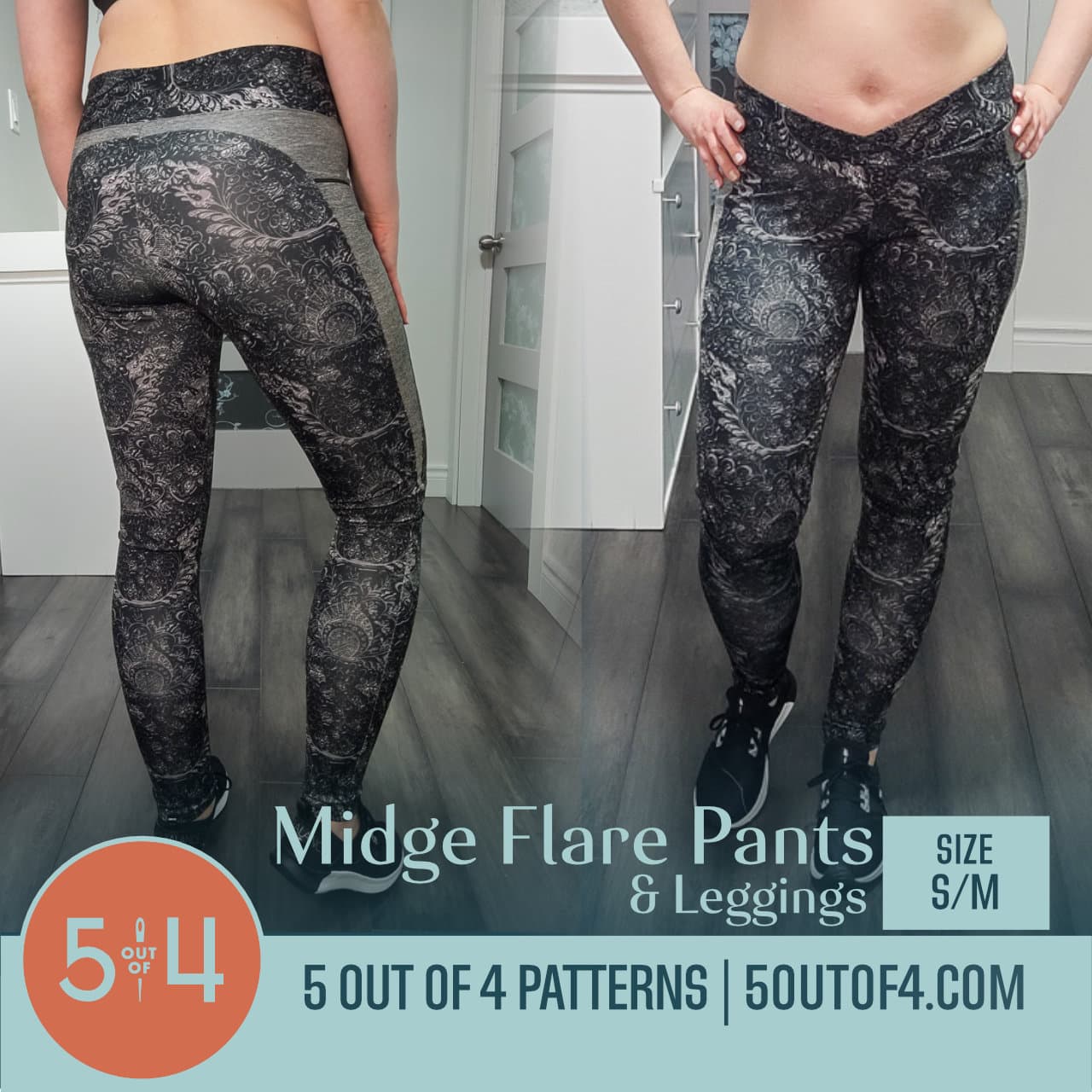 Legging Pants and Shorts Pattern. Women's PDF Printable and Projector  Sewing Pattern and Tutorial. Exercise, Yoga Pants Pattern. 