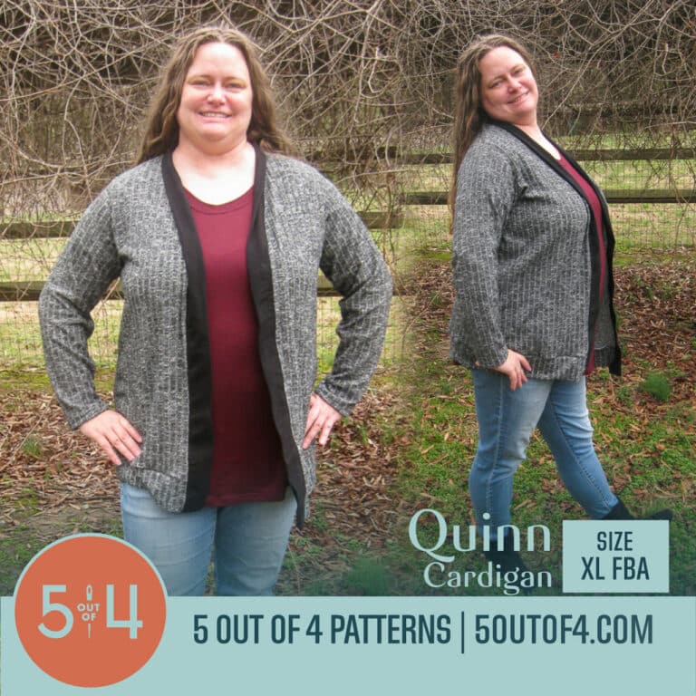 Quinn Cardigan - 5 out of 4 Patterns