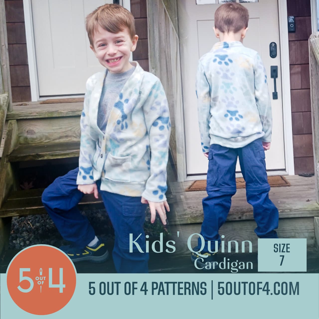 Kids' Quinn Cardigan - 5 out of 4 Patterns