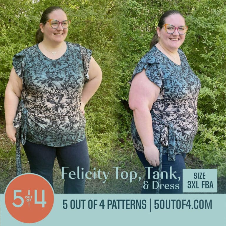 Felicity Wrap Tank, Top, and Dress - 5 out of 4 Patterns