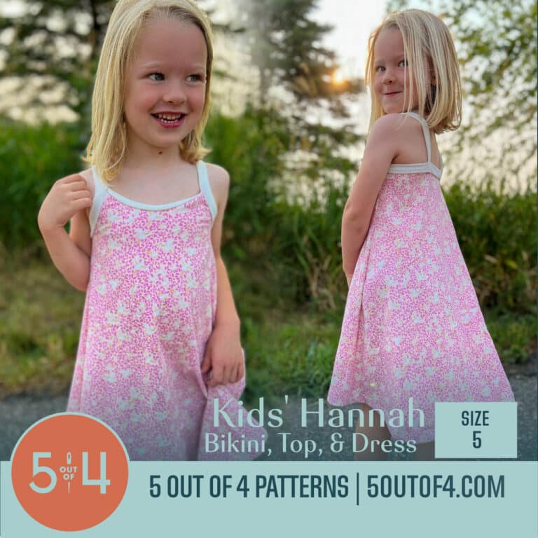 Kids' Hannah Bikini, Top, and Dress - 5 out of 4 Patterns